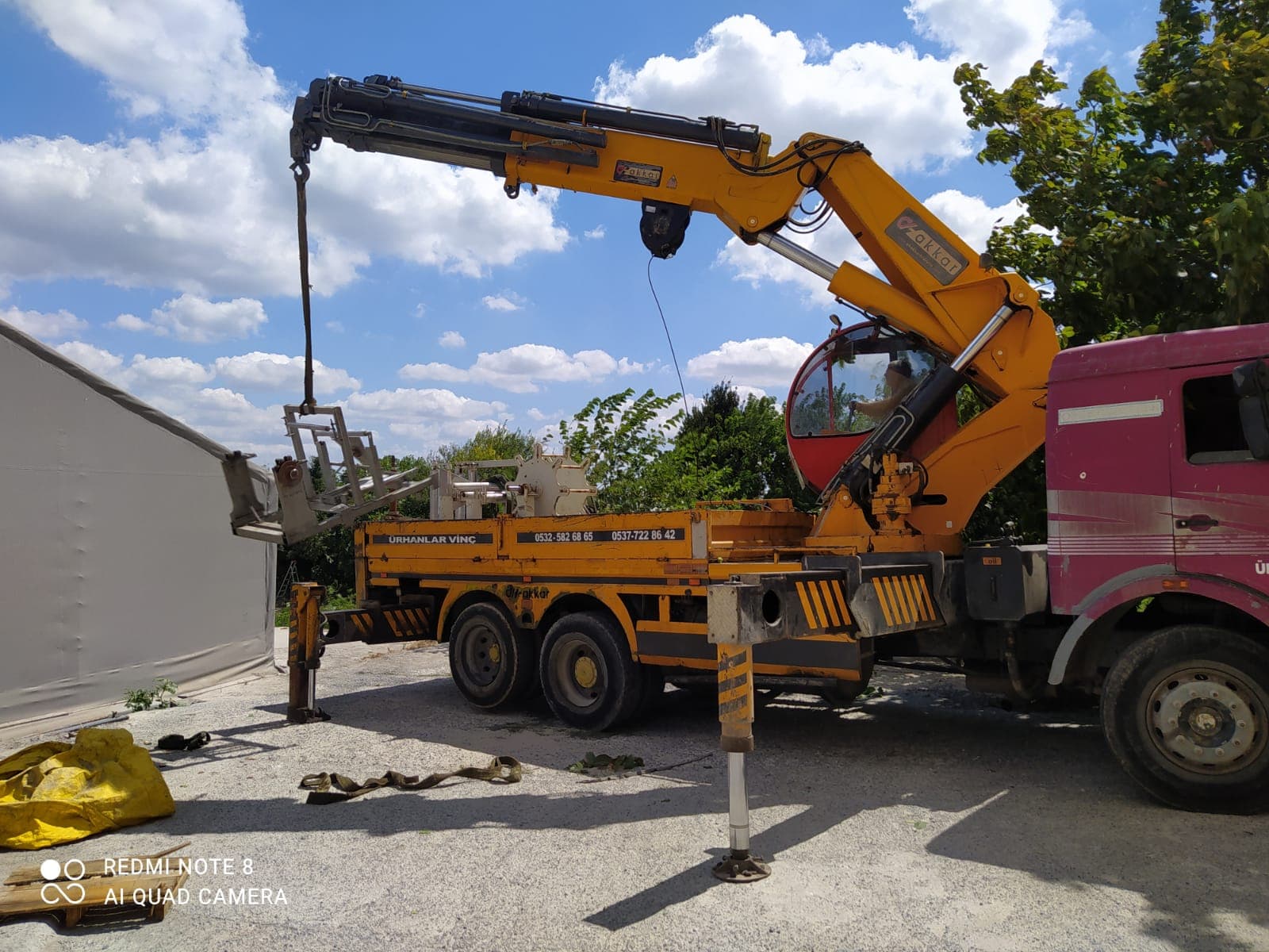 45 Metre Sepetli Platform